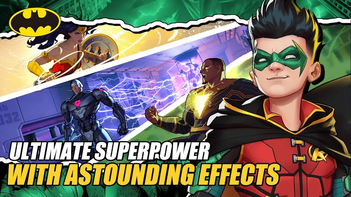 Dc Dark Legion — capture officielle montrant l'interface du jeu 1