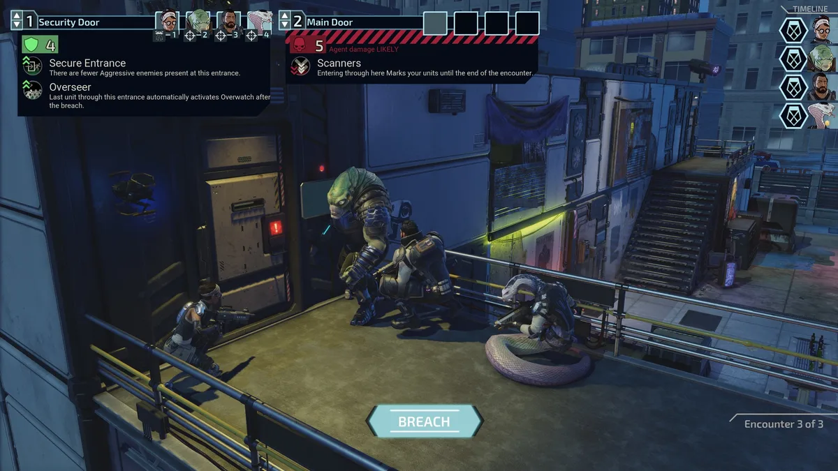 XCOM: Chimera Squad — les agents interviennent pendant une mission tactique