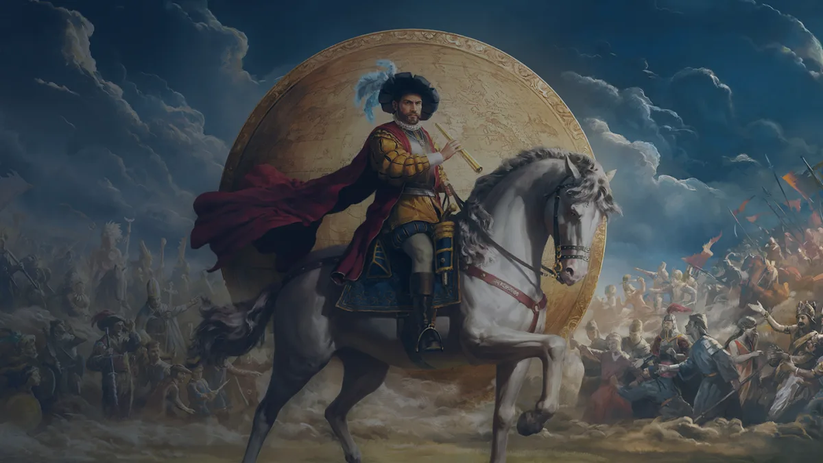 Ville marchande prospère dans Europa Universalis V avec l'interface Urban Rights affichée
