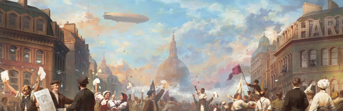 Interface de Victoria 3 avec le tableau de bord économique et industriel en version 1.13
