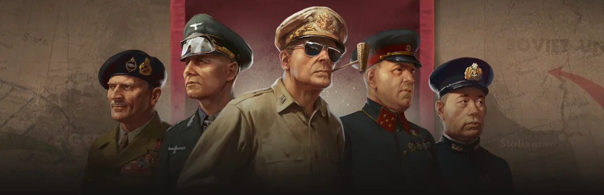 Art clé de Hearts of Iron IV pour le 10e anniversaire — carte de la Seconde Guerre mondiale