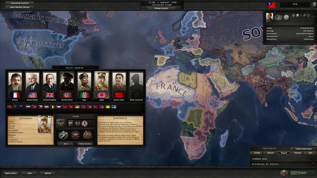 Hearts Of Iron 4 — capture officielle montrant carte, unités ou combat 2