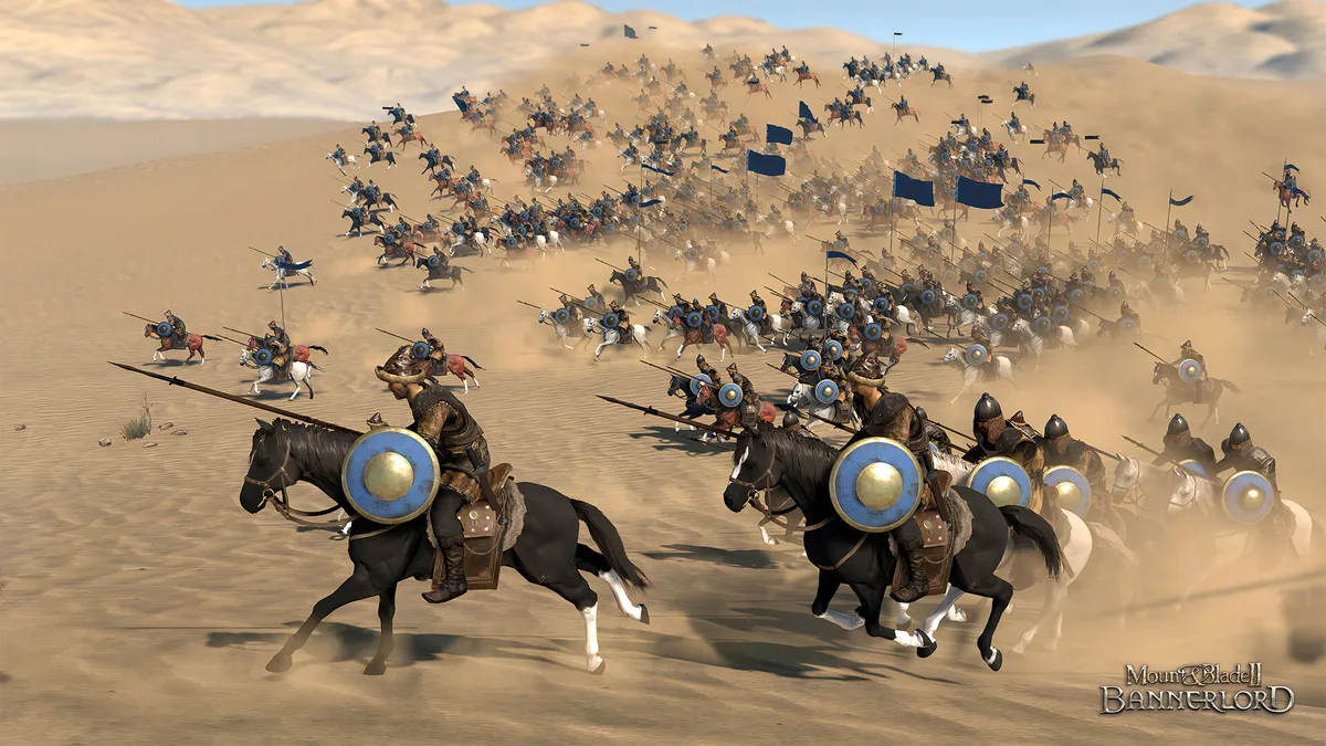 Mount And Blade 2 Bannerlord — capture officielle montrant l'interface du jeu