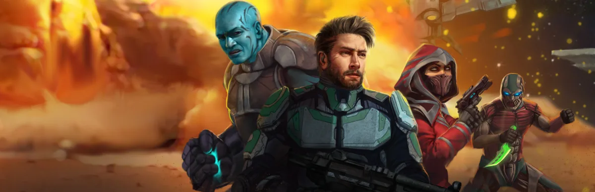 Vaisseau spatial et combat au sol dans Stellar Tactics version 1.0
