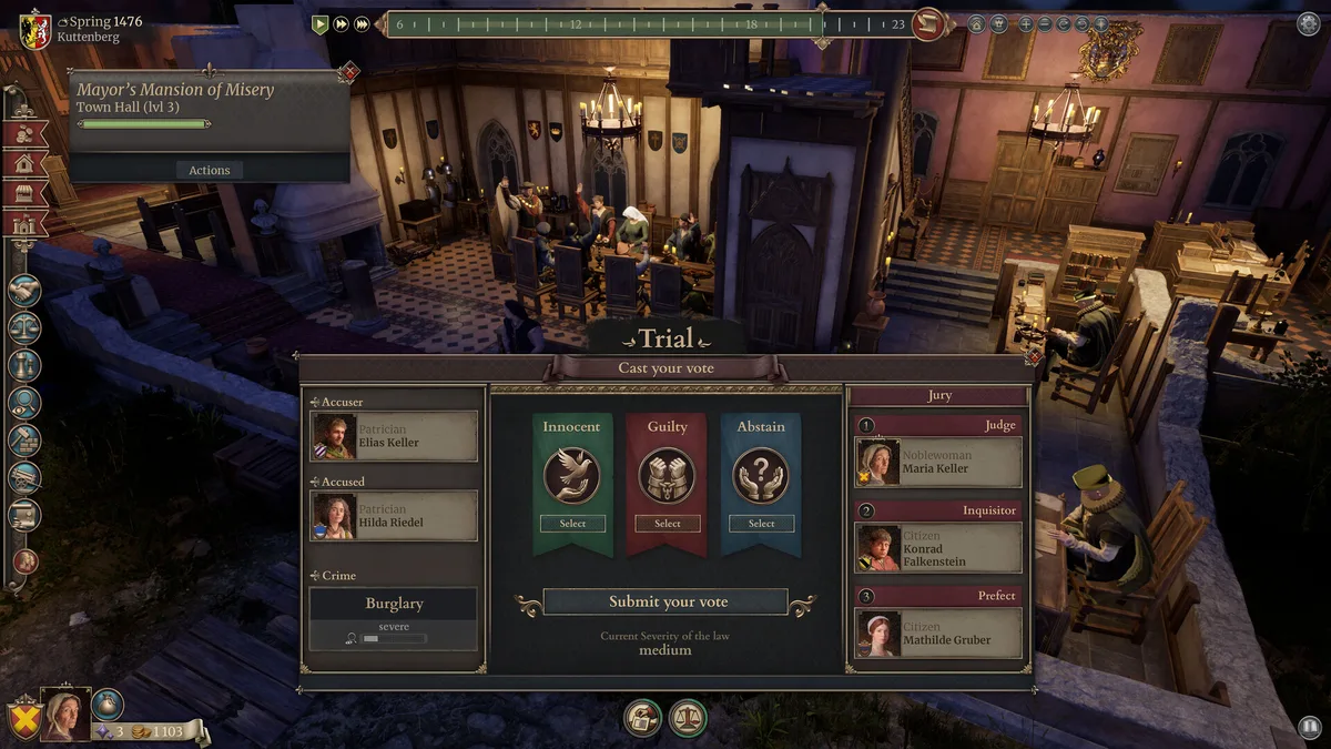 The Guild Europa 1410 — capture officielle montrant carte, unités ou combat 2